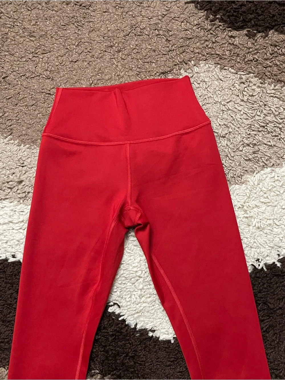 Alo High-Waist Airlift Legging Sz S In Bright Red